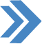 Dell Blue Chevron Icon blue double chevron arrow