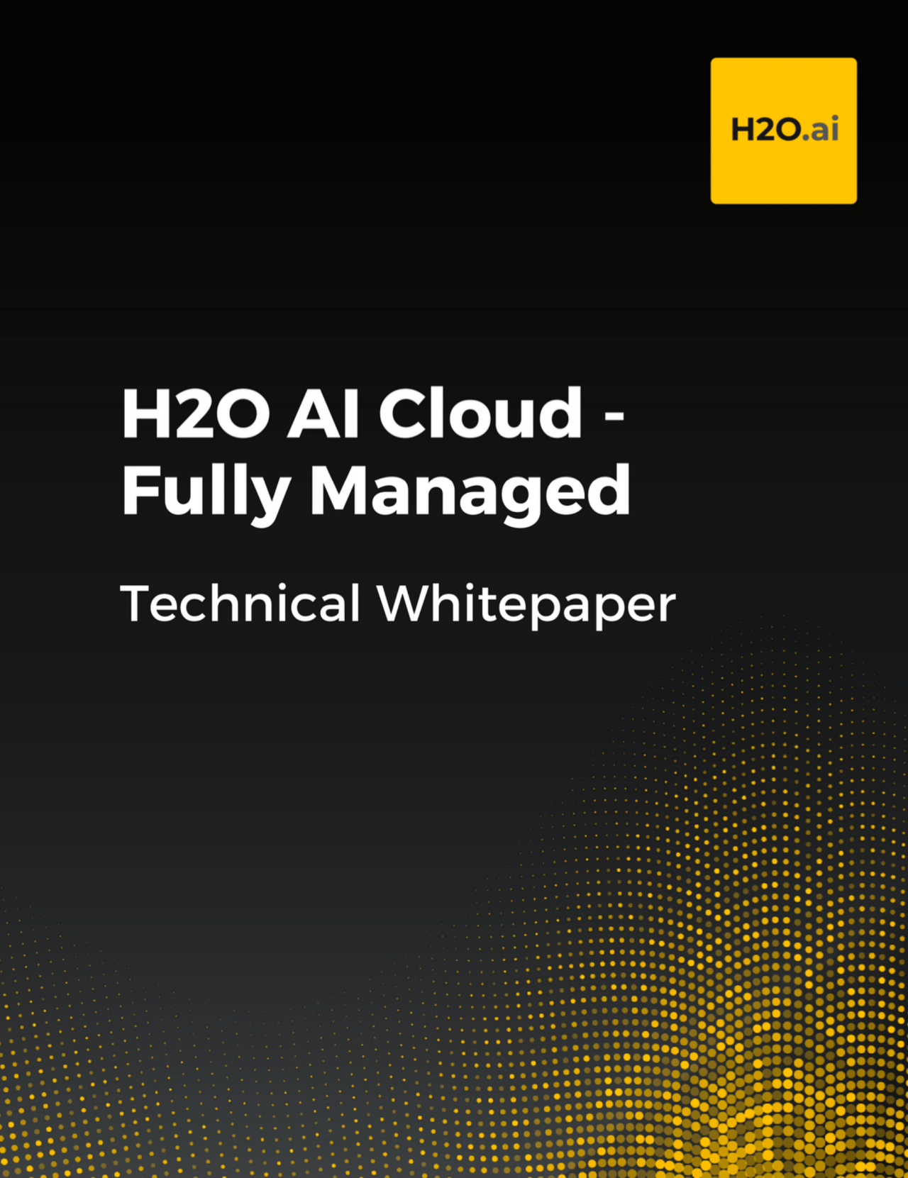 H2O AI Cloud - Fully Managed eBook Whitepaper Screenshot