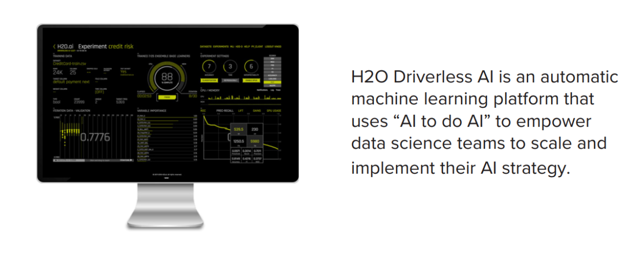 DAI-intro Driverless AI dashboard